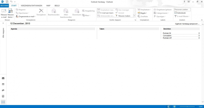 E-mail instellen Microsoft Outlook 2013