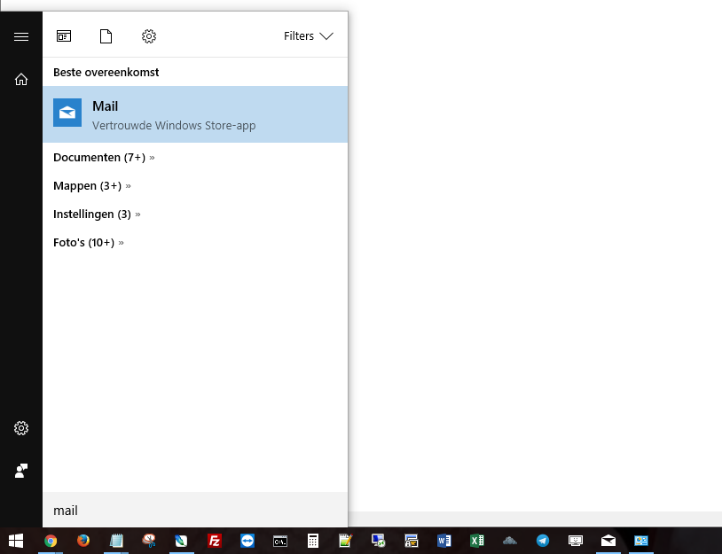 Start Windows Mail